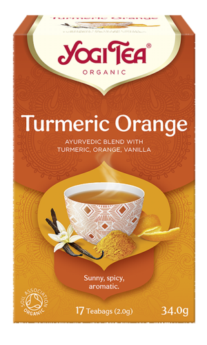 HERBATKA KURKUMA POMARAŃCZA (TURMERIC ORANGE) BIO (17 x 2 g) 34 g - YOGI TEA