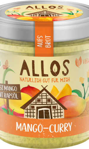 PASTA KREMOWA Z MANGO I CURRY BEZGLUTENOWA BIO 140 g - ALLOS