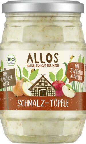 SMALCZYK WEGAŃSKI Z CEBULĄ I JABŁKIEM BEZGLUTENOWY BIO 250 g - ALLOS