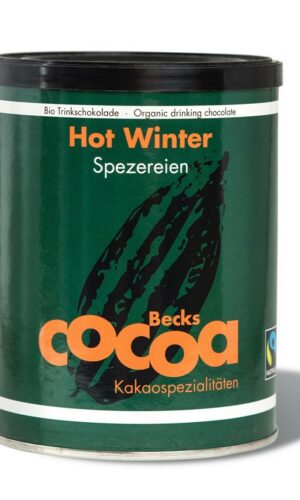 CZEKOLADA DO PICIA HOT WINTER FAIR TRADE BEZGLUTENOWA BIO 250 g - BECKS COCOA