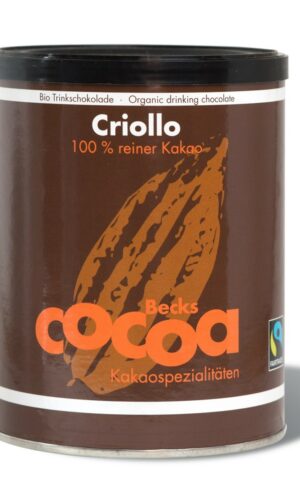 KAKAO CRIOLLO W PROSZKU FAIR TRADE BEZGLUTENOWE BIO 250 g - BECKS COCOA