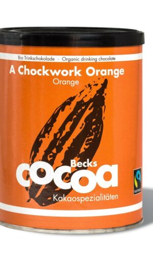 CZEKOLADA DO PICIA POMARAŃCZOWO - IMBIROWA FAIR TRADE BEZGLUTENOWA BIO 250 g - BECKS COCOA