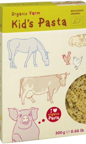 MAKARON (SEMOLINOWY) DLA DZIECI FARMA BIO 300 g - ALB-GOLD (KID'S PASTA)