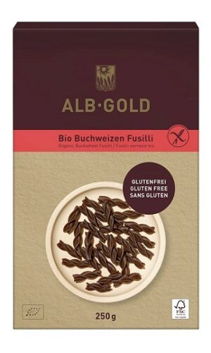 MAKARON (GRYCZANY) ŚWIDERKI BEZGLUTENOWY BIO 250 g - ALB GOLD (ALB NATUR)