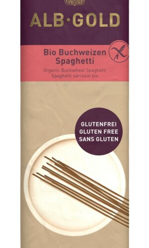 MAKARON (GRYCZANY) SPAGHETTI BEZGLUTENOWY BIO 500 g - ALB GOLD (ALB NATUR)