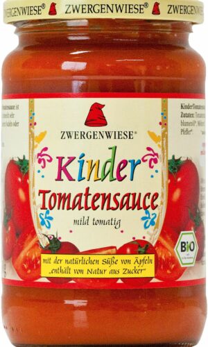 SOS POMIDOROWY DLA DZIECI BEZGLUTENOWY BIO 340 ml - ZWERGENWIESE