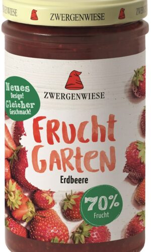 MUS TRUSKAWKOWY (70 % OWOCÓW) BEZGLUTENOWY BIO 225 g - ZWERGENWIESE