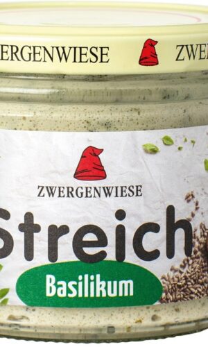 PASTA SŁONECZNIKOWA Z BAZYLIĄ BEZGLUTENOWA BIO 180 g - ZWERGENWIESE