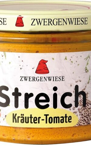 PASTA SŁONECZNIKOWA Z ZIOŁAMI I POMIDORAMI BEZGLUTENOWA BIO 180 g - ZWERGENWIESE