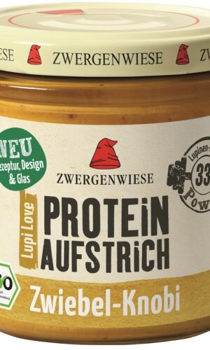 PASTA PROTEINOWA Z CEBULĄ I CZOSNKIEM BEZGLUTENOWA BIO 135 g - ZWERGENWIESE