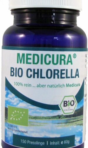 CHLORELLA BIO (400 mg) 150 TABLETEK - MEDICURA