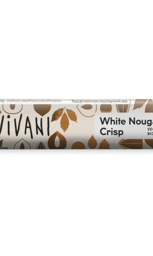 BATON NUGATOWY Z KROKANTEM Z ORZECHÓW LASKOWYCH (NA NAPOJU RYŻOWYM) BIO 35 g - VIVANI