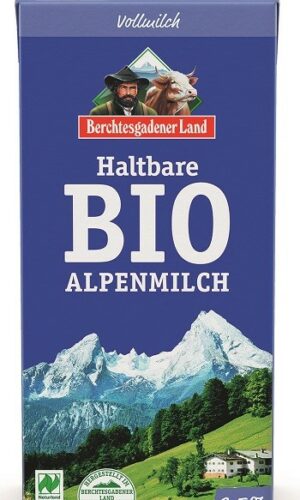 MLEKO ALPEJSKIE UHT (min. 3,5 % TŁUSZCZU) BIO 1 L - BERCHTESGADENER LAND