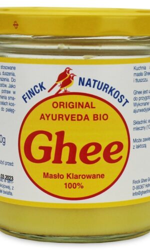 MASŁO KLAROWANE GHEE BIO 220 g - FINCK AYURVEDA