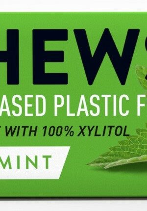 GUMA DO ŻUCIA Z KSYLITOLEM O SMAKU MIĘTOWYM (10 szt.) 15 g - CHEWSY