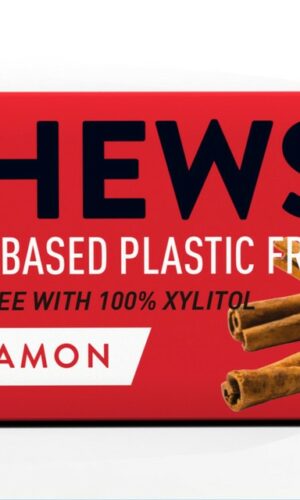 GUMA DO ŻUCIA Z KSYLITOLEM O SMAKU CYNAMONOWYM (10 szt.) 15 g - CHEWSY