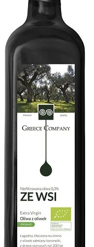 OLIWA Z OLIWEK EXTRA VIRGIN ZE WSI NIEFILTROWANA BIO 500 ml - GREECE COMPANY
