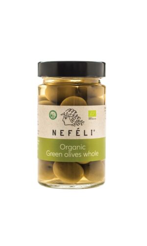 OLIWKI ZIELONE Z PESTKĄ W ZALEWIE BIO 300 g (165 g) - NEFELI