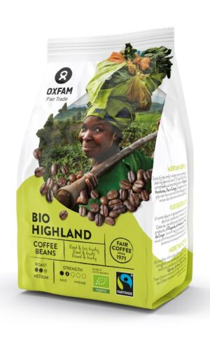 KAWA ZIARNISTA ARABICA/ROBUSTA WYSOKOGÓRSKA FAIR TRADE BIO 250 g - OXFAM