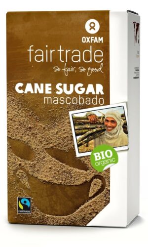 CUKIER TRZCINOWY MASCOBADO FILIPINY FAIR TRADE BIO 1 kg - OXFAM