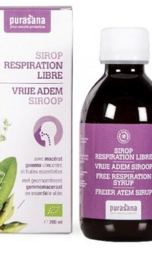 SYROP NA STAN ZAPALNY GÓRNYCH DRÓG ODDECHOWYCH BIO 200 ml - PURASANA