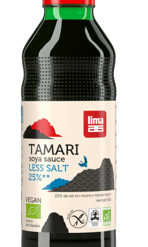 SOS SOJOWY TAMARI 25 % MNIEJ SOLI BEZGLUTENOWY BIO 250 ml - LIMA