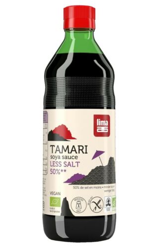 SOS SOJOWY TAMARI 50 % MNIEJ SOLI BEZGLUTENOWY BIO 250 ml - LIMA