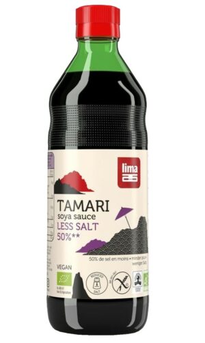 SOS SOJOWY TAMARI 50 % MNIEJ SOLI BEZGLUTENOWY BIO 500 ml - LIMA
