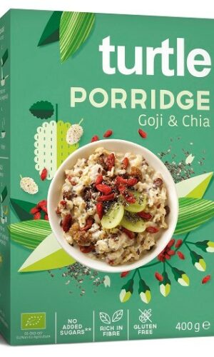 OWSIANKA Z JAGODAMI GOJI I NASIONAMI CHIA BEZGLUTENOWA BIO 400 g - TURTLE