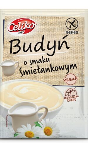 BUDYŃ O SMAKU ŚMIETANKOWYM BEZGLUTENOWY 40 g - CELIKO