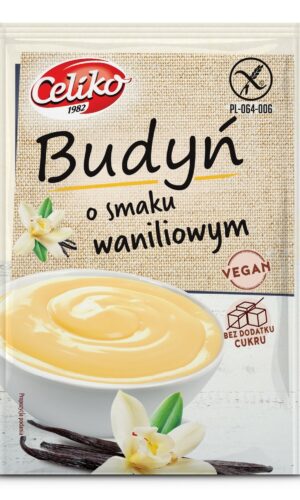 BUDYŃ O SMAKU WANILIOWYM BEZGLUTENOWY 40 g - CELIKO