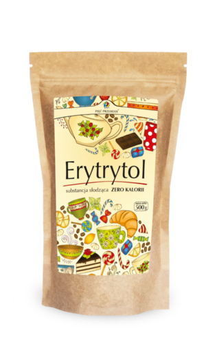 ERYTRYTOL 500 g (TOREBKA PAPIEROWA) - PIĘĆ PRZEMIAN