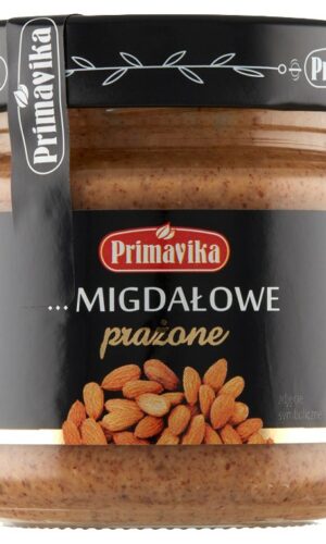 KREM Z PRAŻONYCH MIGDAŁÓW BEZGLUTENOWY 185 g - PRIMAVIKA