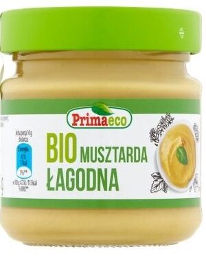 MUSZTARDA ŁAGODNA BIO 170 g - PRIMAVIKA (PRIMAECO)