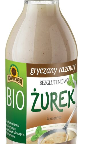 ŻUREK GRYCZANY RAZOWY BEZGLUTENOWY KONCENTRAT BIO 320 ml - KOWALEWSKI