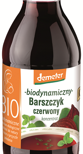 BARSZCZ CZERWONY BEZGLUTENOWY KONCENTRAT DEMETER BIO 320 ml - KOWALEWSKI