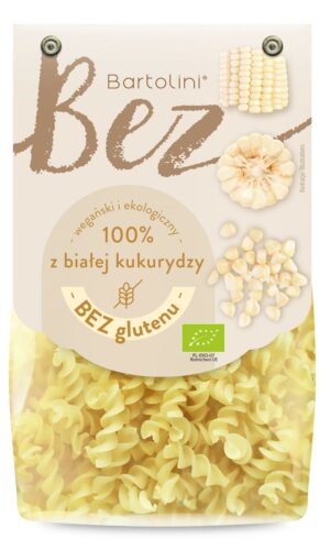 MAKARON (Z BIAŁEJ KUKURYDZY) ŚWIDERKI BEZGLUTENOWY BIO 250 g - BARTOLINI
