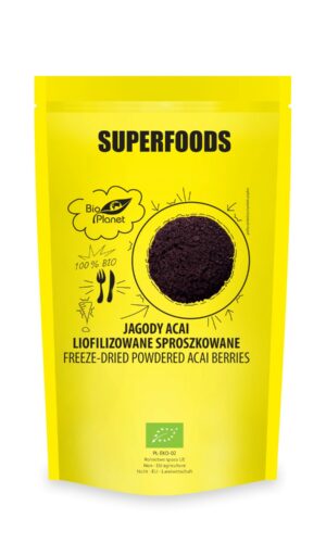JAGODY ACAI LIOFILIZOWANE SPROSZKOWANE BIO 100 g - BIO PLANET