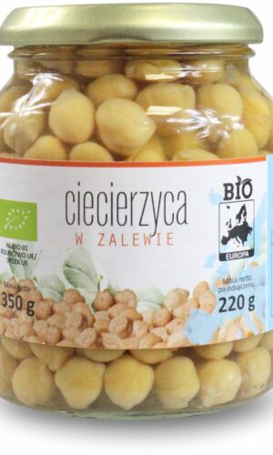 CIECIERZYCA W ZALEWIE BIO 350 g (230 g) (SŁOIK) - BIO PLANET