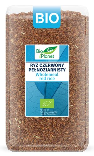 RYŻ CZERWONY PEŁNOZIARNISTY BIO 1 kg - BIO PLANET