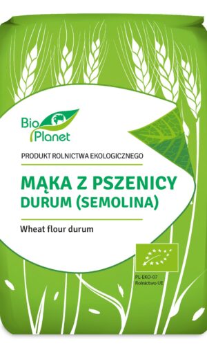 MĄKA Z PSZENICY DURUM (SEMOLINA) BIO 1 kg - BIO PLANET