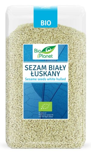 SEZAM BIAŁY ŁUSKANY BIO 1 kg - BIO PLANET