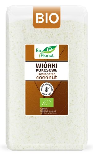 WIÓRKI KOKOSOWE BEZGLUTENOWE BIO 500 g - BIO PLANET
