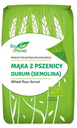 MĄKA Z PSZENICY DURUM (SEMOLINA) BIO 500 g - BIO PLANET