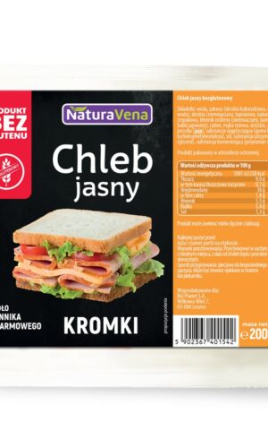 CHLEB JASNY BEZGLUTENOWY 200 g - NATURAVENA