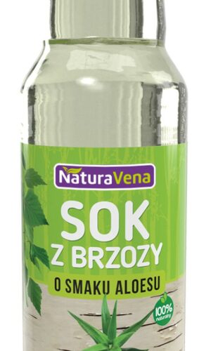 SOK Z BRZOZY Z KAWAŁKAMI ALOESU 750 ml - NATURAVENA