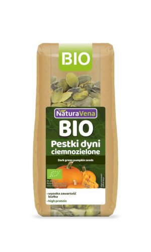 PESTKI DYNI CIEMNOZIELONE BIO 150 g - NATURAVENA