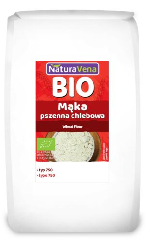 MĄKA PSZENNA CHLEBOWA TYP 750 BIO 1 kg - NATURAVENA