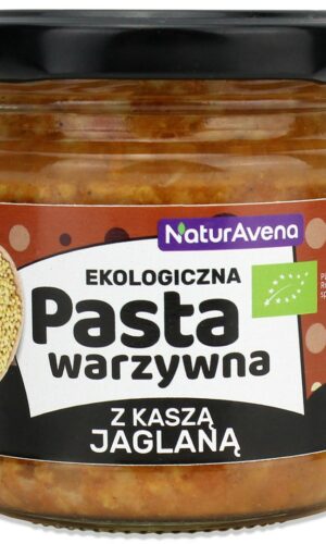 PASTA WARZYWNA Z KASZĄ JAGLANĄ  BIO 185 g - NATURAVENA