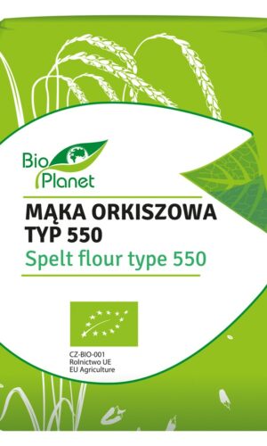 MĄKA ORKISZOWA JASNA TYP 550 BIO 1 kg - BIO PLANET